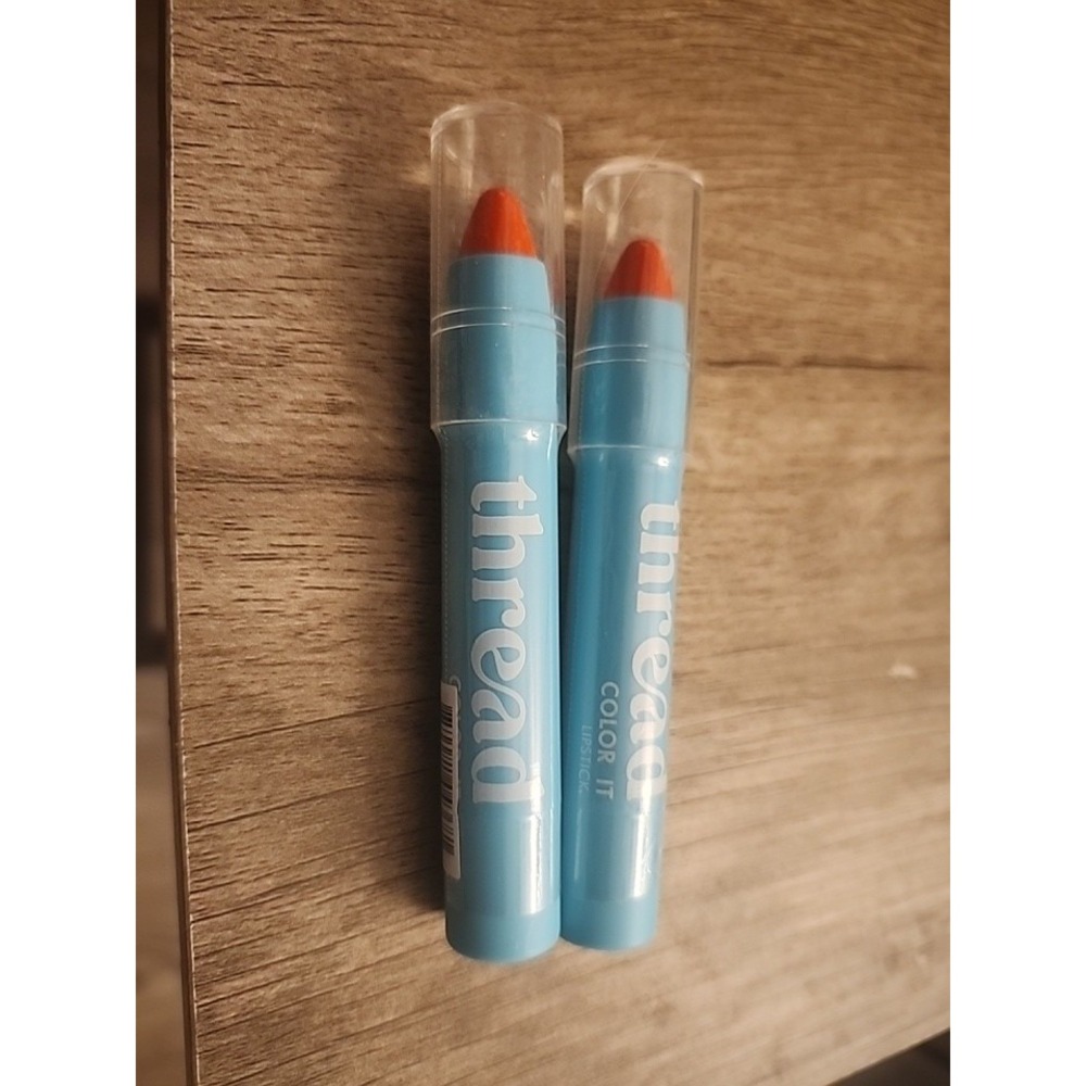 *2*Thread Color it - Lipstick - "Fiery" - Red - New Unopened Sealed